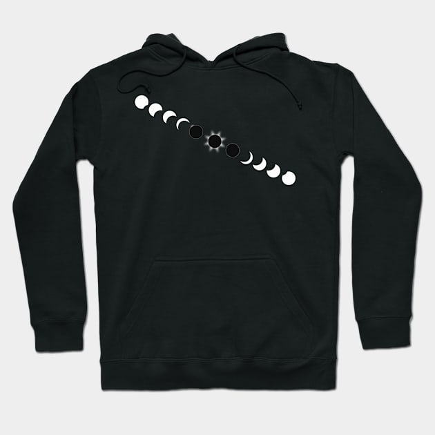 Total solar eclipse Hoodie by Flaxenart